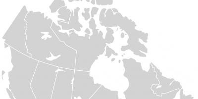 Map of Canada vector