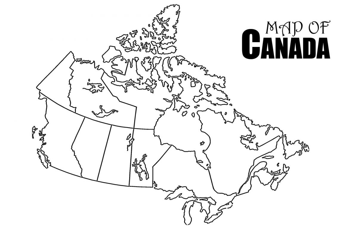 Canada map worksheet