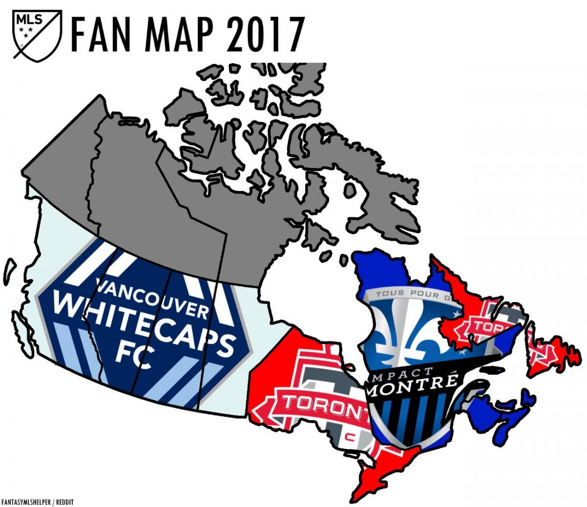 map of Canada mls
