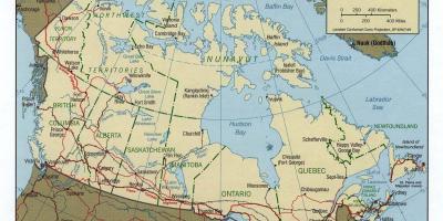 Trans Canada highway map
