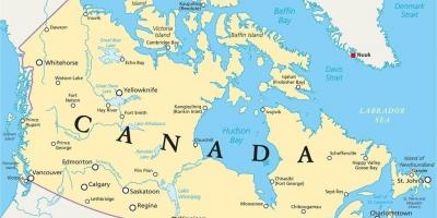 Map of Canada 1700