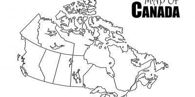 Canada map worksheet